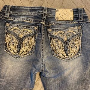 Miss Me jeans, mid-rise easy crop size 29